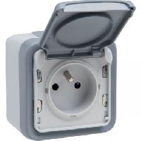 Legrand Plexo 1-zásuvka IP55 sivá