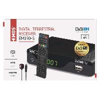 Set-top box EMOS EM190-S HD HEVC H265 (DVB-T2)